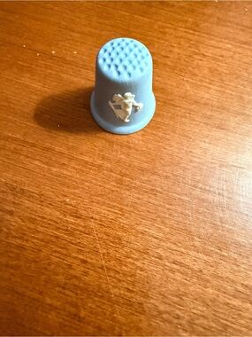 Vintage Wedgwood Blue Jasperware Thimble Made in England